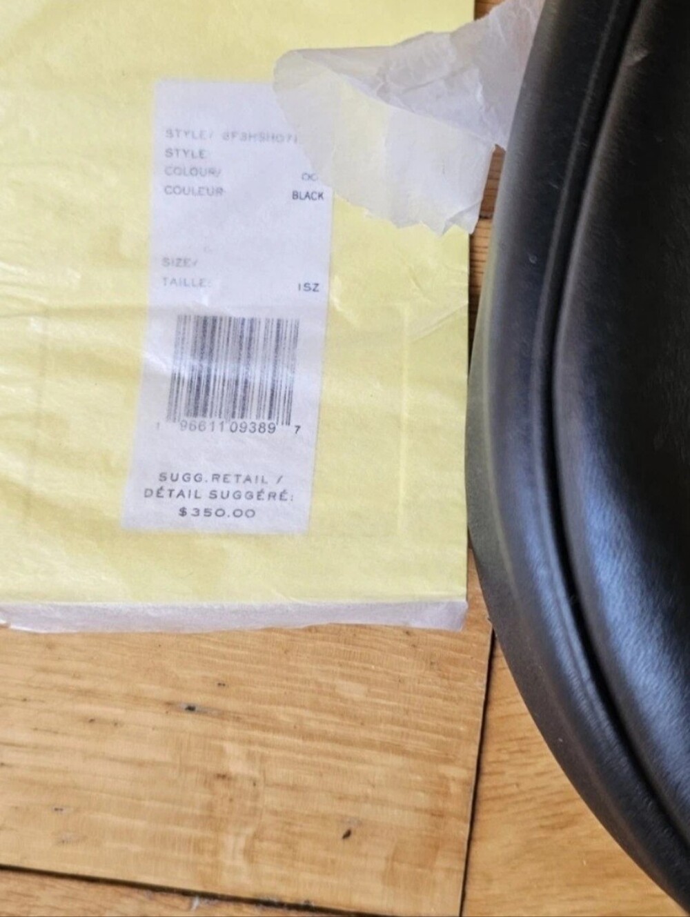 NWT Marc Jacobs The Curve Bag Black Leather Purse - Picture 3 of 6